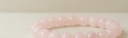 Bracelets en quartz rose