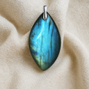 Pendentifs en labradorite naturelle