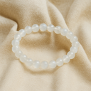 Bracelet pierre de lune blanche