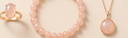 Bijoux quartz rose