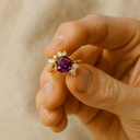 Bague en améthyste en argent S925