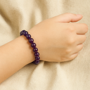Bracelet en améthystes naturelles