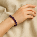 Bracelet en améthystes naturelles