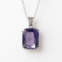 Collier améthyste et argent 925