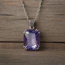 Collier améthyste et argent 925