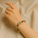 Bracelet à breloque pierre de jade