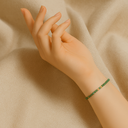 Bracelet fines perles de jade