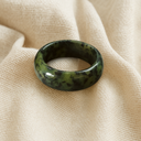 Bague en jade tibétaine naturelle