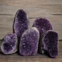 Geode en cristal d'améthyste